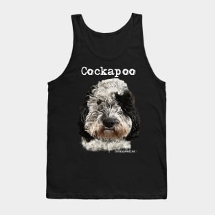 Black and White Cockapoo Dog Tank Top